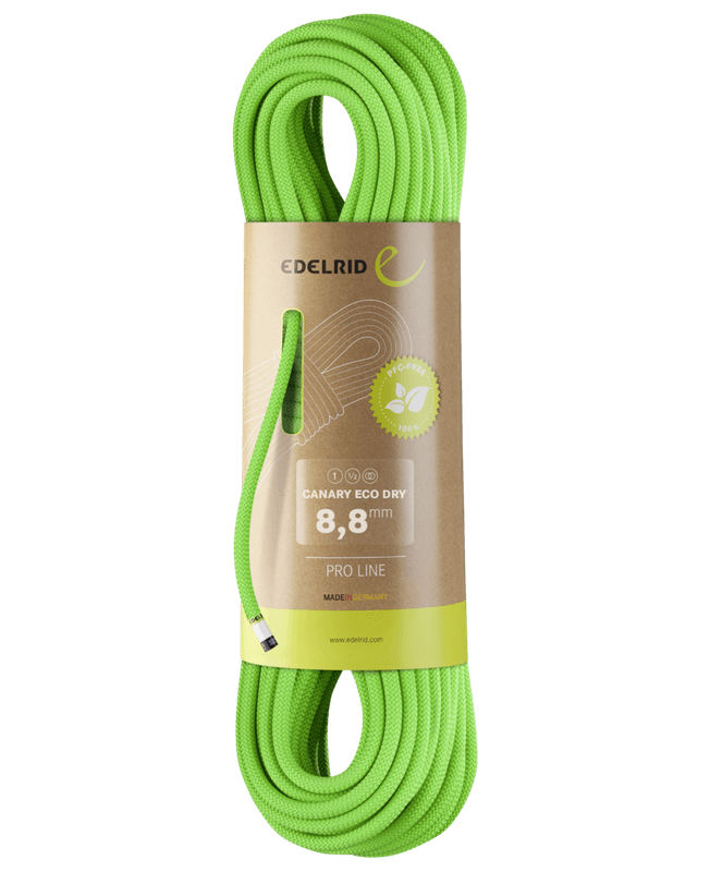 Edelrid Canary Eco Dry 8,8mm neon green 60 meter