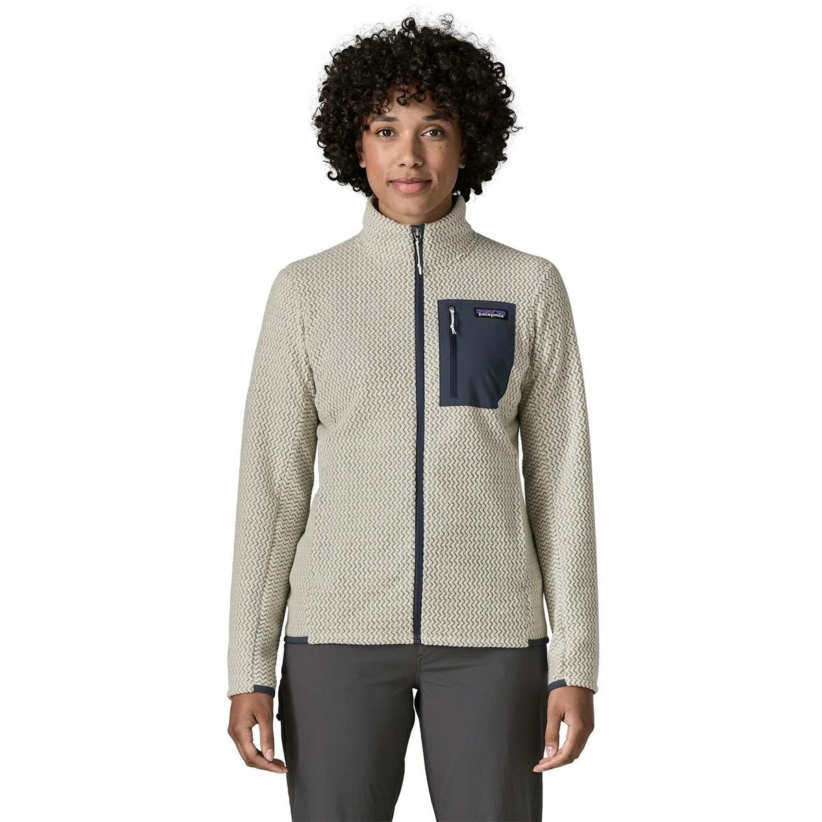 Patagonia R1 Air Full-Zip Jacket  W's birch white