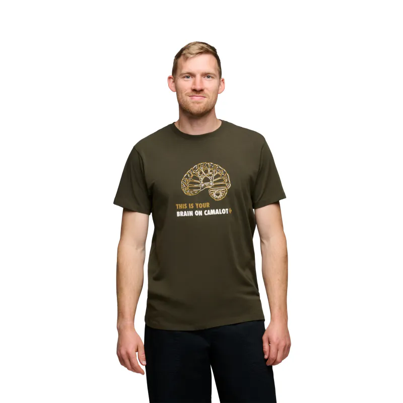 Black Diamond Brain On Camalot Tee M's dark moss