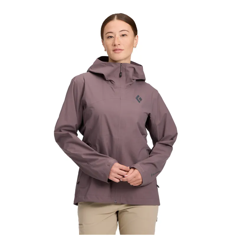 Black Diamond Strataline Strech Shell W's dark mauve