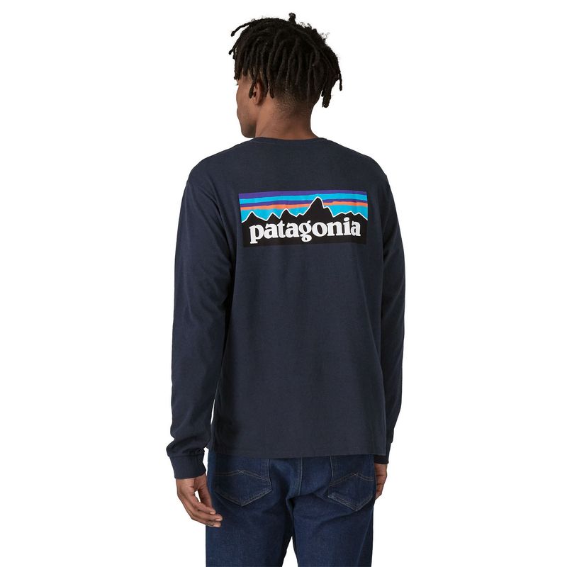 Patagonia L/S P-6 Logo Responsibili-Tee M's new navy