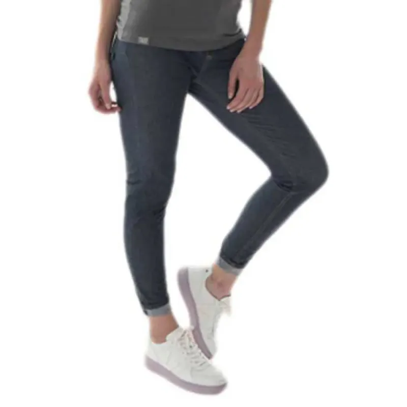 Snap W Skinny Jean Pants blue denim