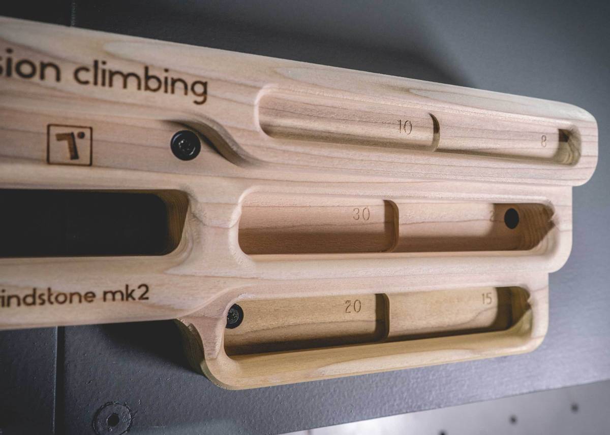 Tension Grindstone Hangboard