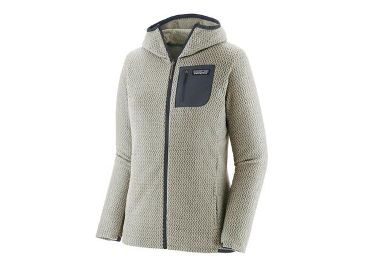 Patagonia W R1 Air Full-Zip Hoody wool white