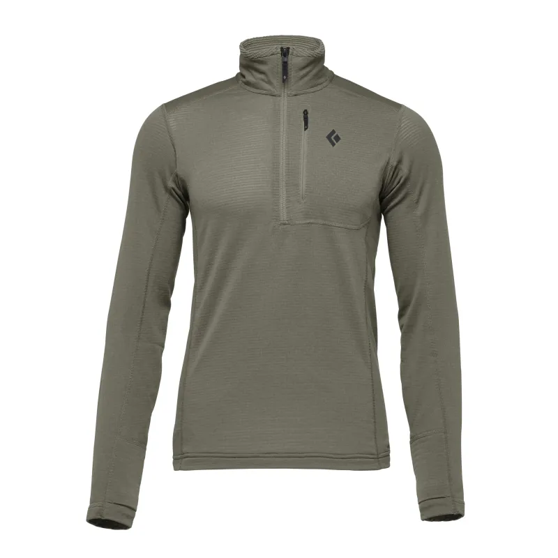 Black Diamond Coefficient LT Quarter Zip Pullover M's pine smoke