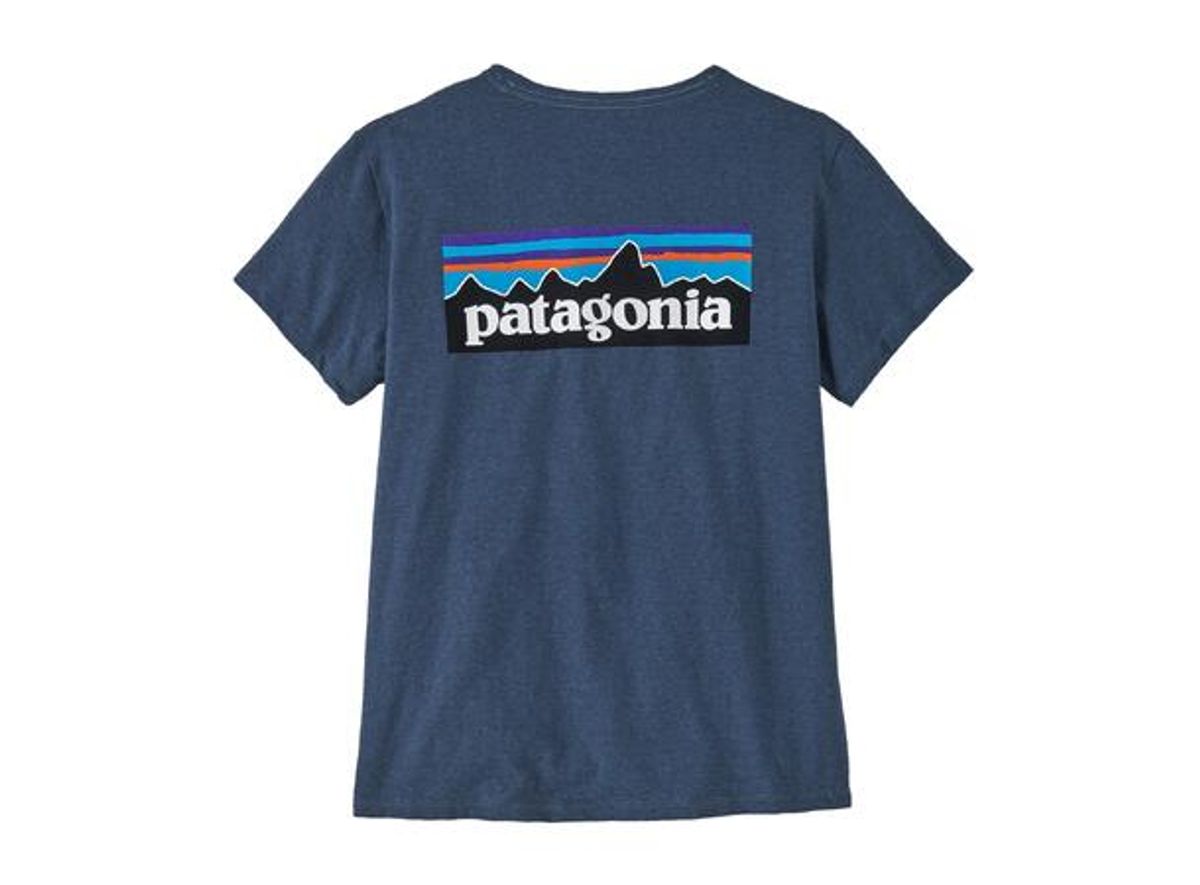 Patagonia W P-6 Logo Responsibili-Tee utility blue