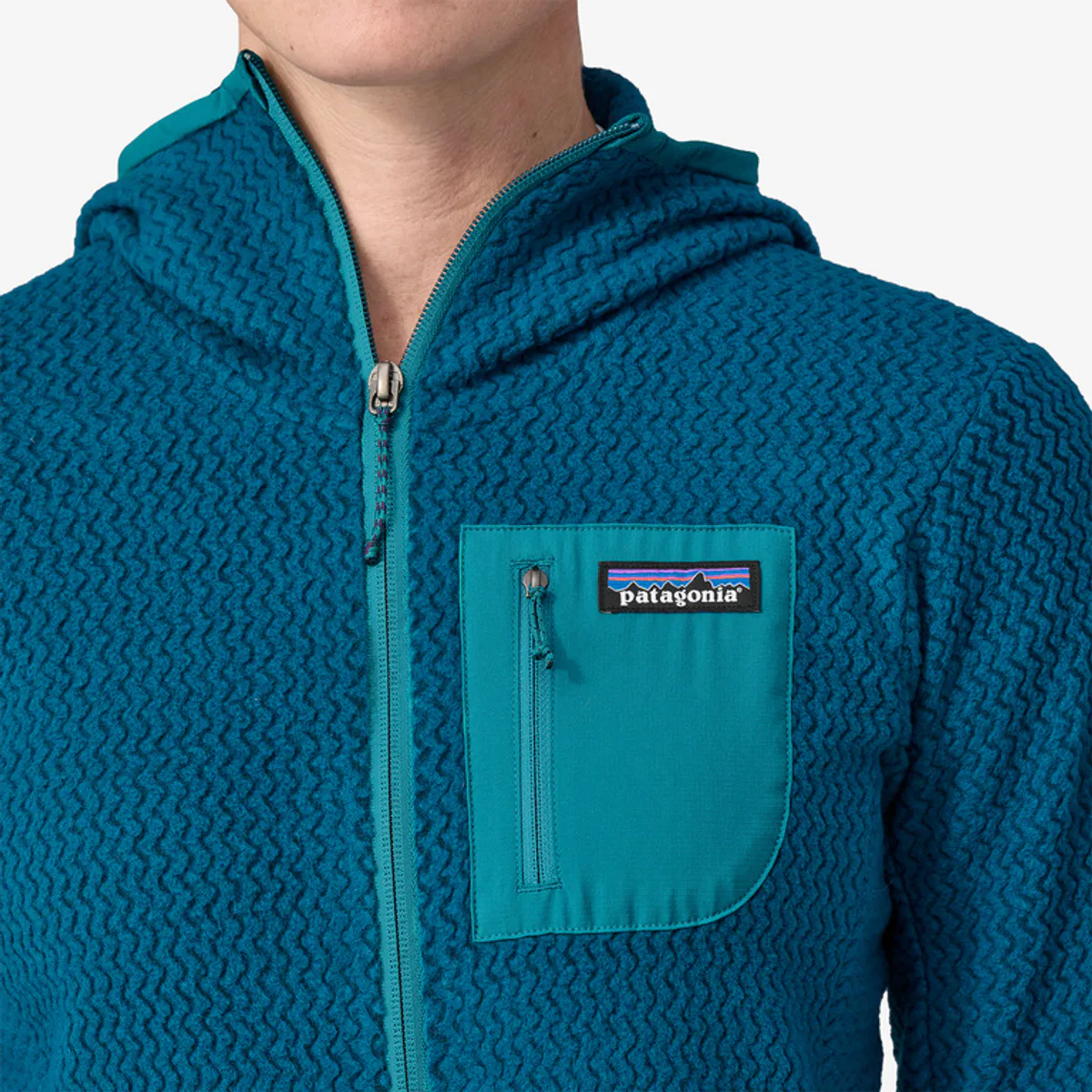 Patagonia W R1 Air Full-Zip Hoody vivid apricot