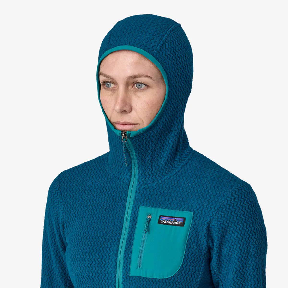 Patagonia W R1 Air Full-Zip Hoody vivid apricot