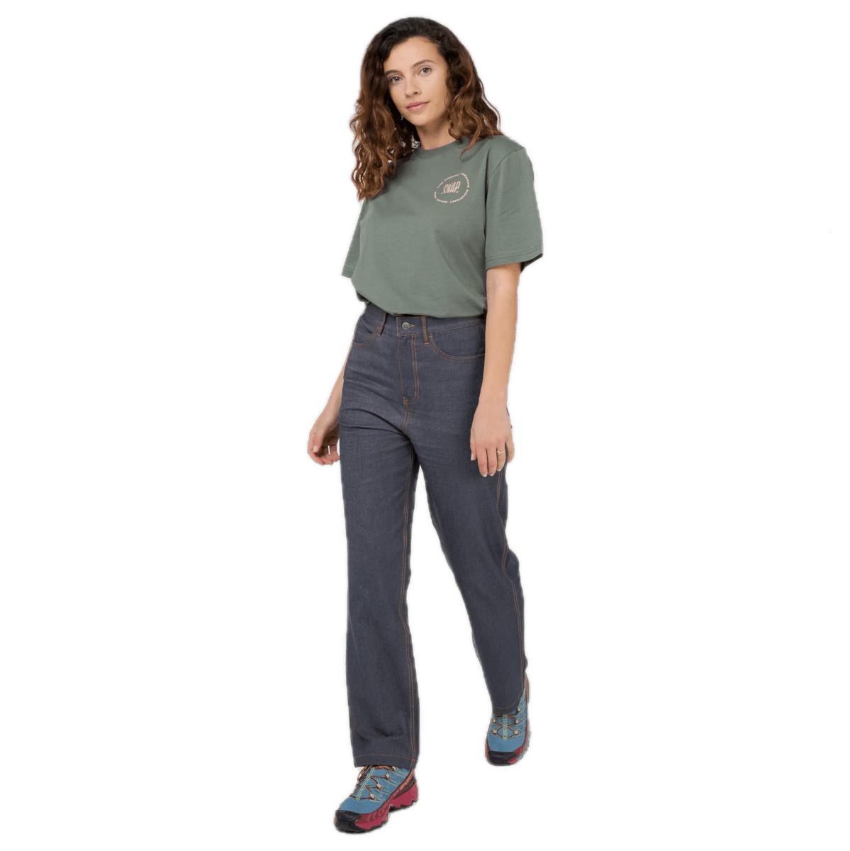 Snap X Ceuse T-shirt dark khaki