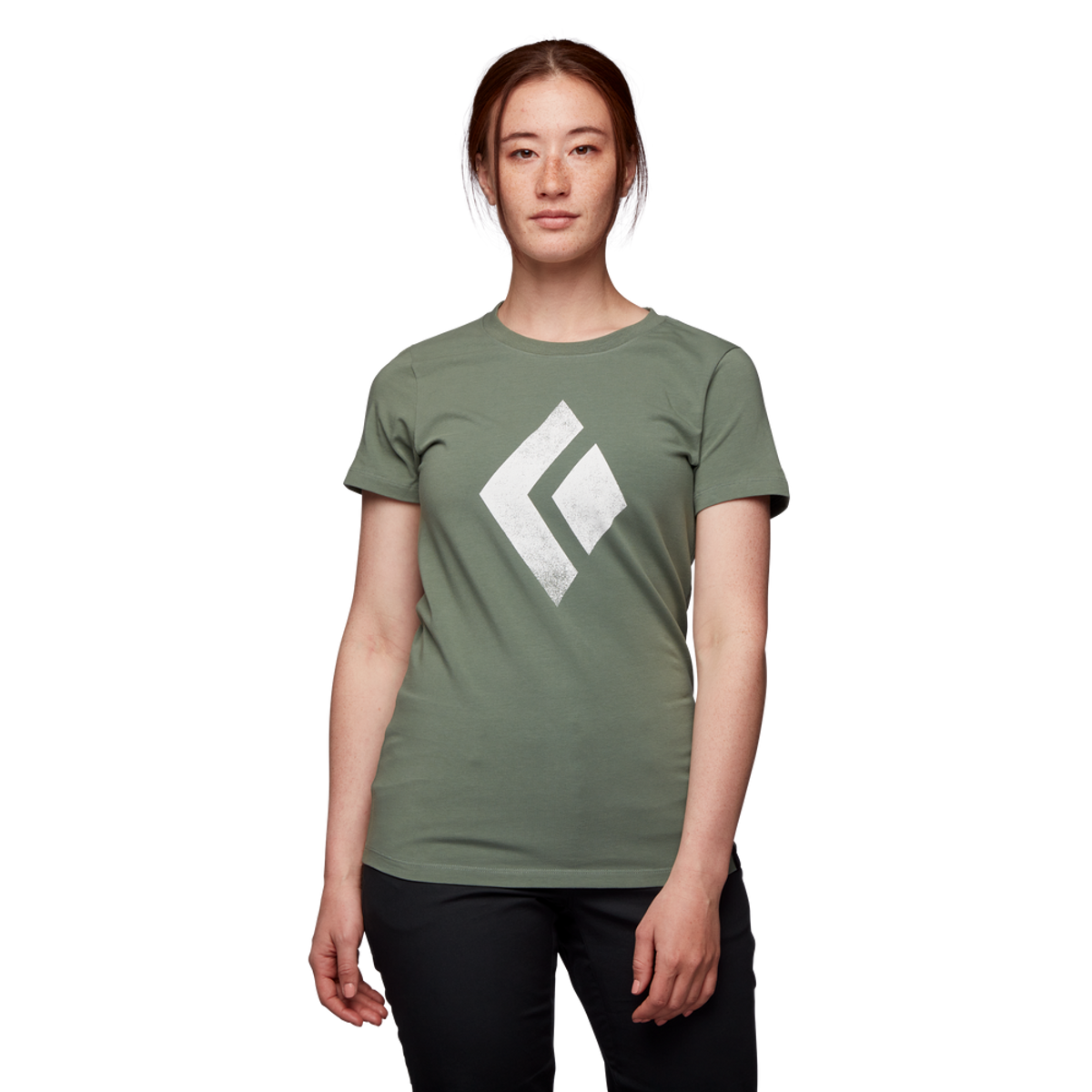 Black Diamond Chalked Up Tee Women's laurel green