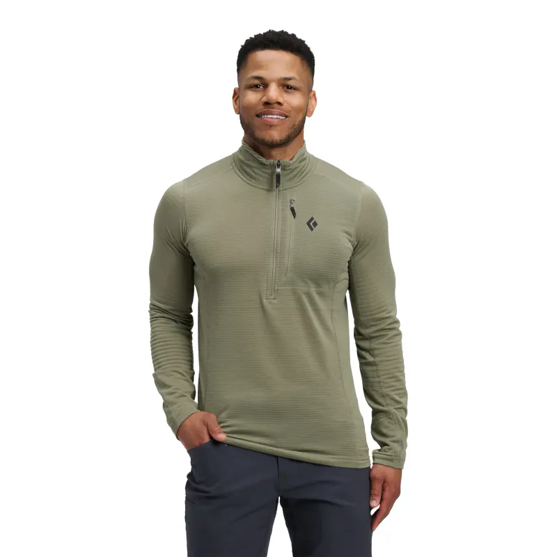 Black Diamond Coefficient LT Quarter Zip Pullover M's pine smoke
