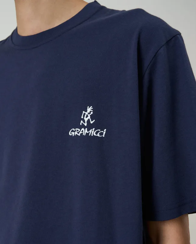 Gramicci One point Logo Tee navy