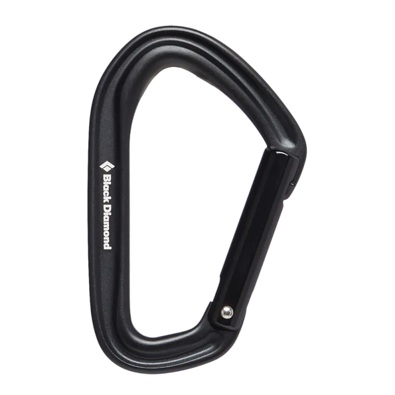 Black Diamond Hotforge Straight Gate Carabiner black