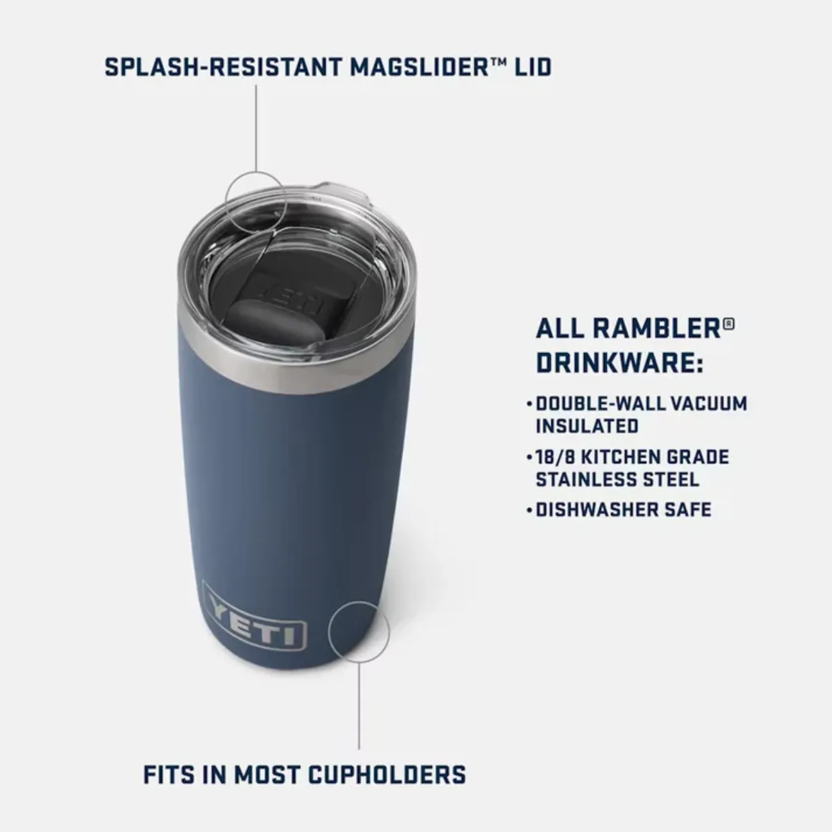 Yeti Rambler 10 oz Tumbler Magslider (295ml)