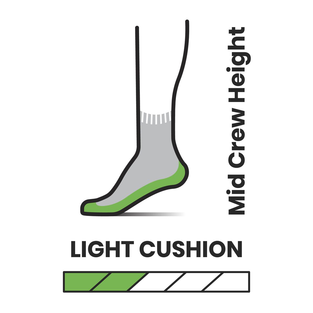 Smartwool Hike Light Cushion Crew Socks nightfall blue