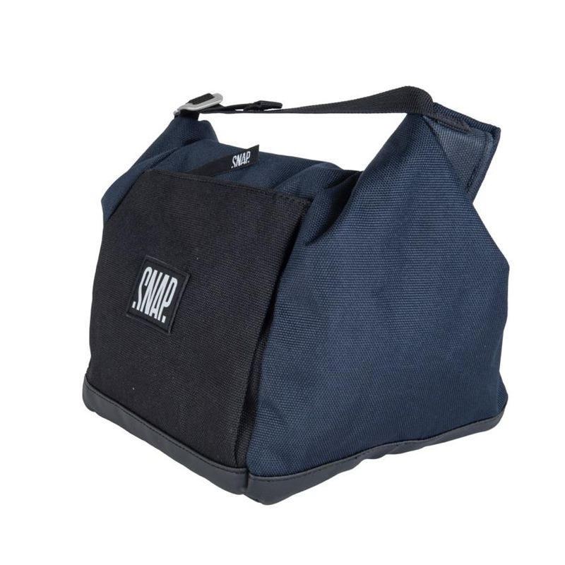 Snap Big Chalk Bag Fleece dark night & black