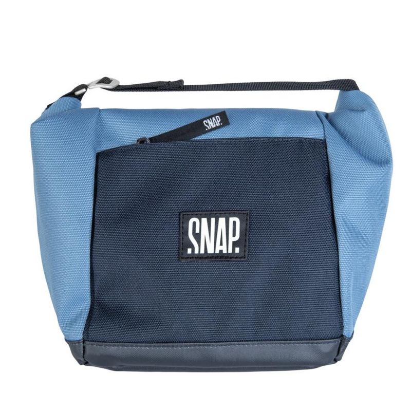 Snap Big Chalk Bag Fleece slate blue & dark night