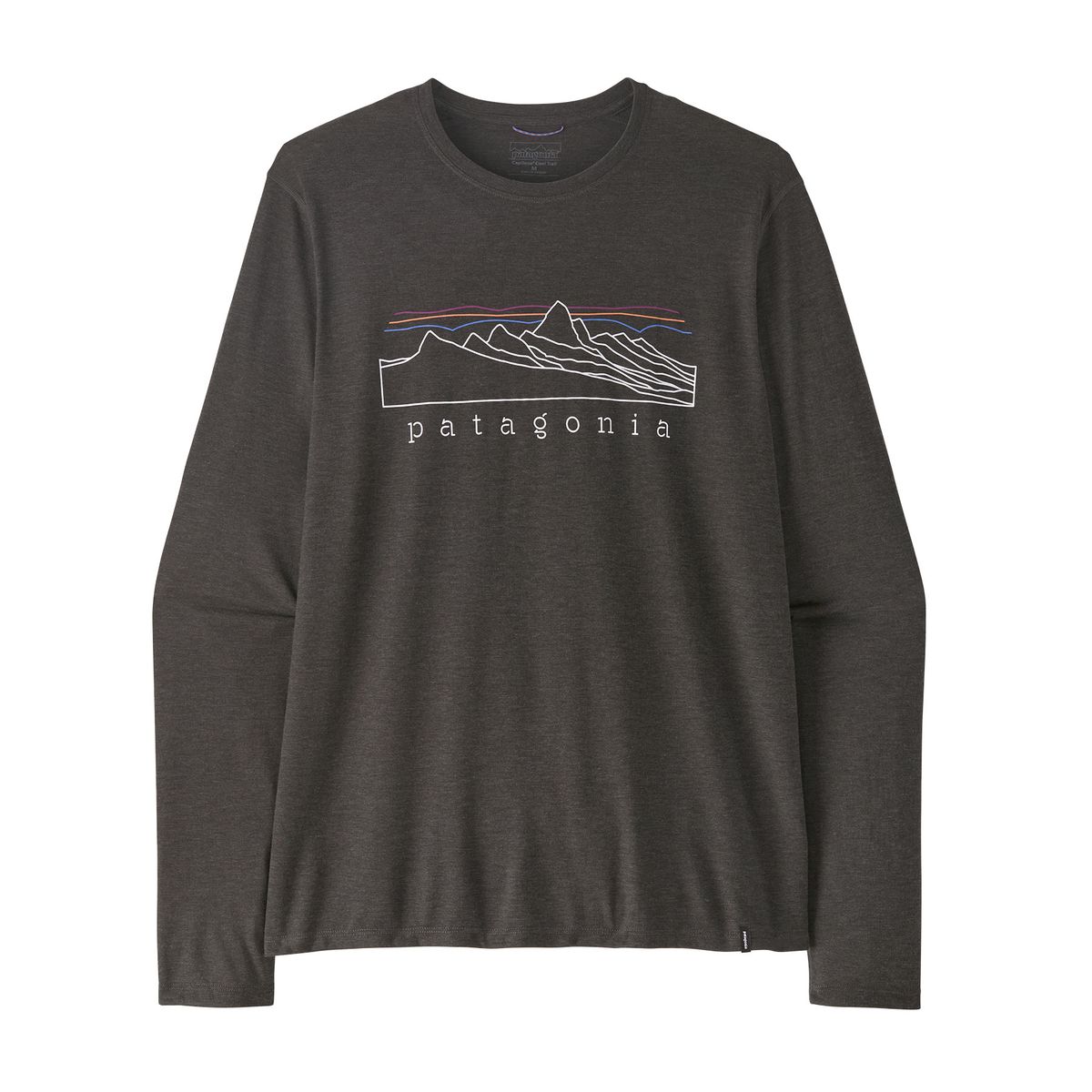 Patagonia L/S Cap Cool Trail Shirt - Stratapeaks ink black