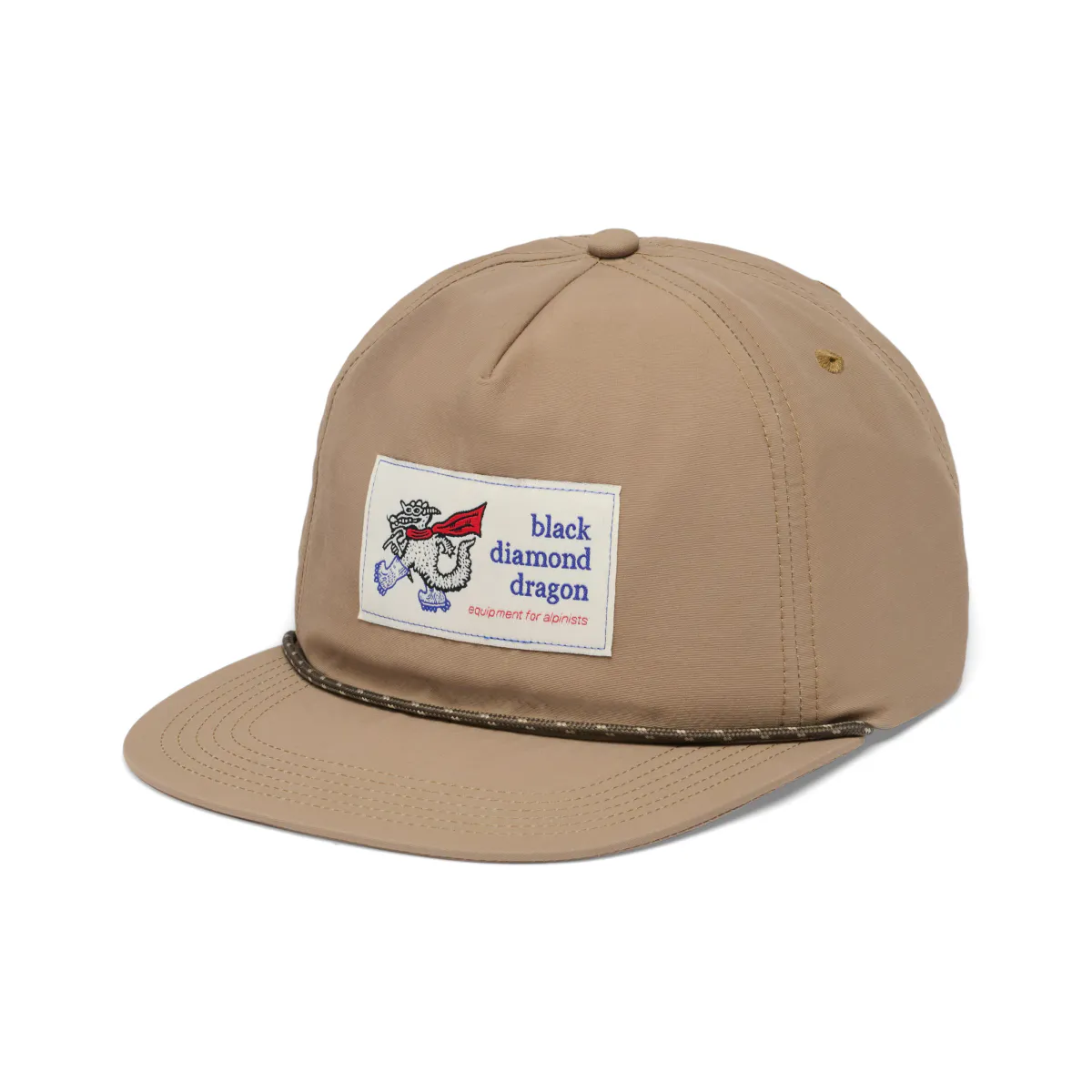 Black Diamond Synthetic Rope Hat mushroom-white dragon patch