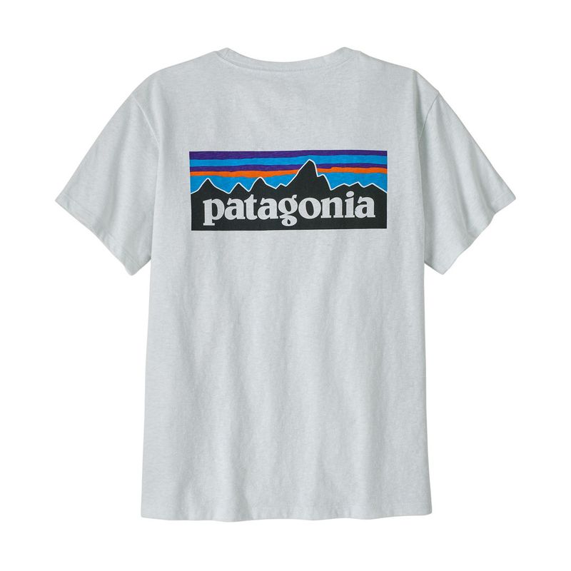 Patagonia P-6 Logo Responsibili-Tee W's fiber white