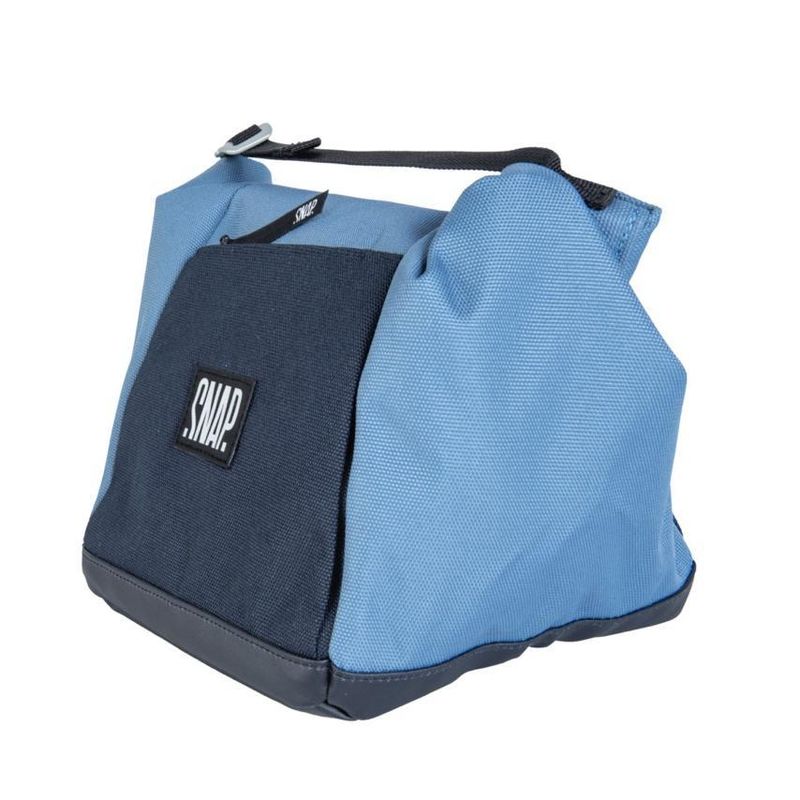 Snap Big Chalk Bag Fleece slate blue & dark night