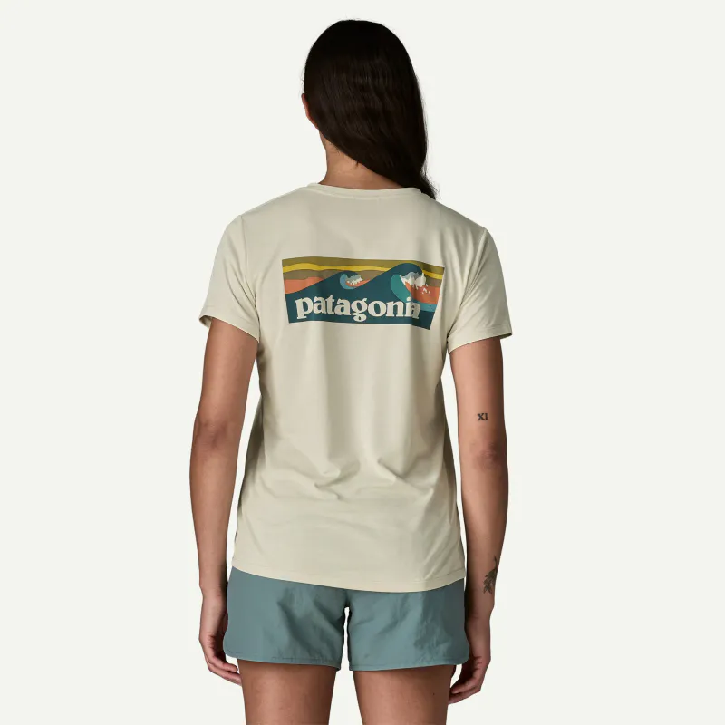 Patagonia Cap Cool Daily Shirt - Boardshort Logo blue sage - light blue sage X-dye