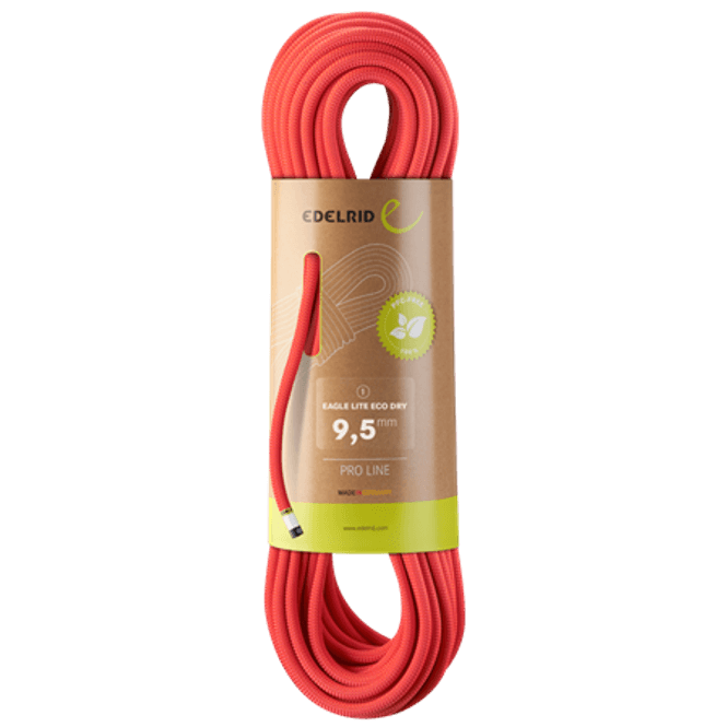Hovedbilde Edelrid Eagle Lite Eco Dry 9.5mm neon coral 80 ...