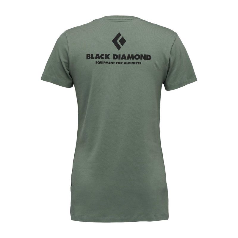 Black Diamond W Eqipment for Alpinist SS Tee laurel green