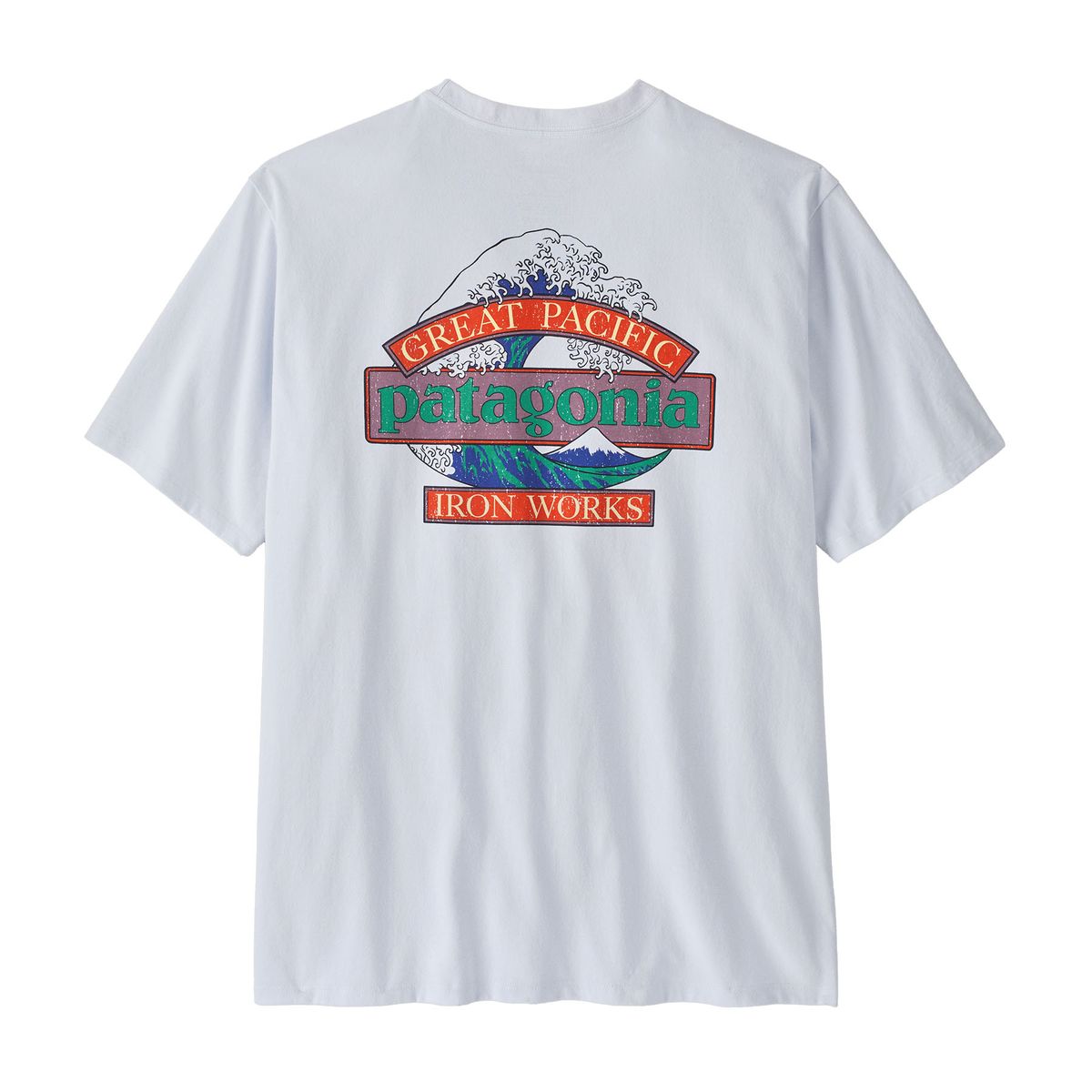 Patagonia Great Waves Responsibili-Tee M's white