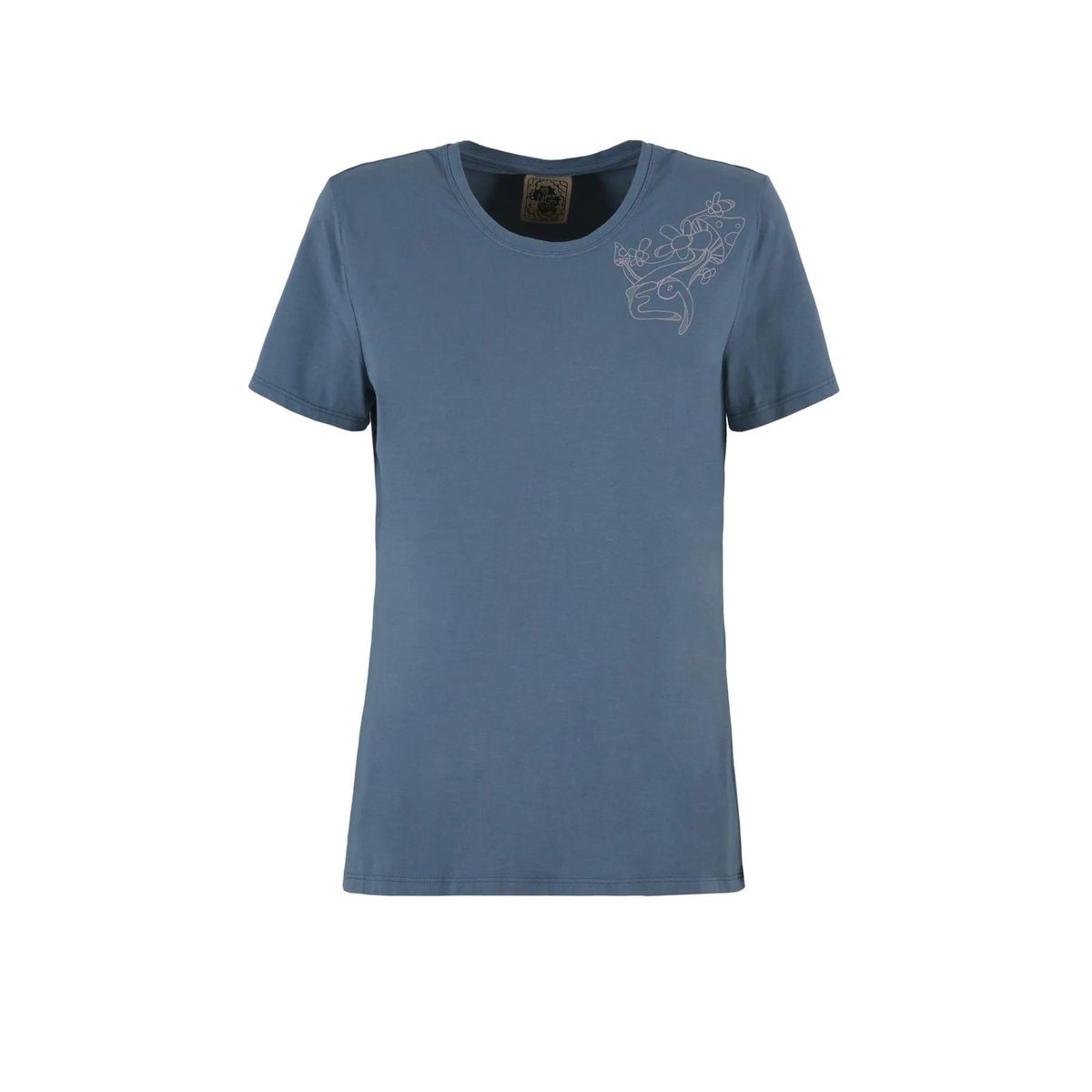 E9 Mush Tee steel blue