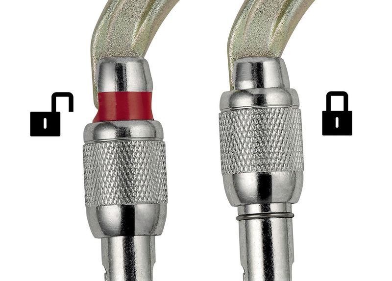Petzl Oxan Screw-Lock gold (steel)