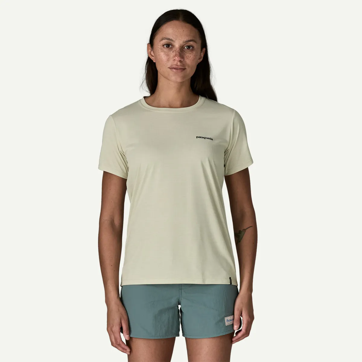 Patagonia Cap Cool Daily Shirt - Boardshort Logo blue sage - light blue sage X-dye