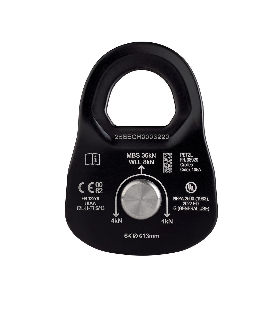 Petzl Rescue M Pulley yellow