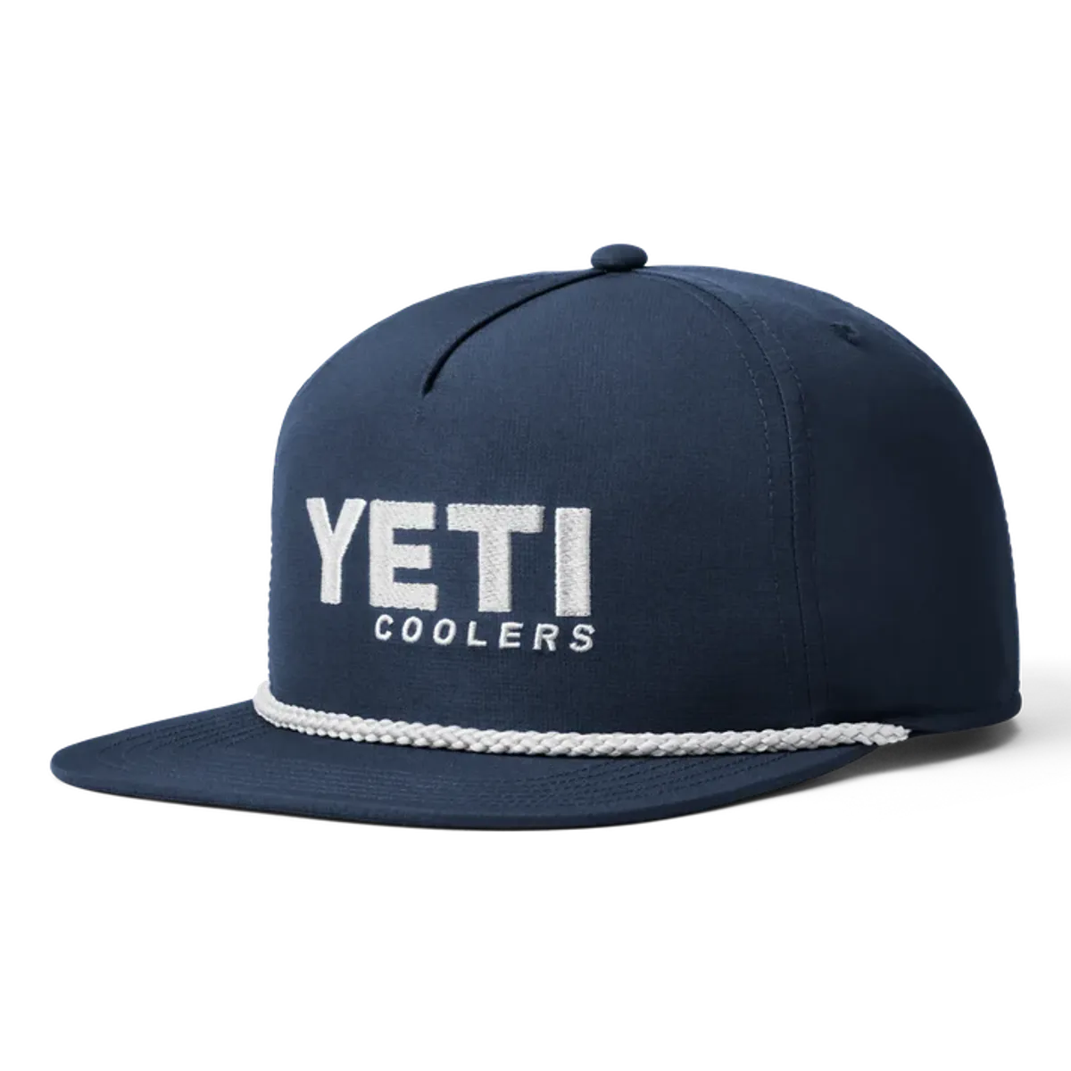 Yeti Coolers Flat Brim Rope Hat navy