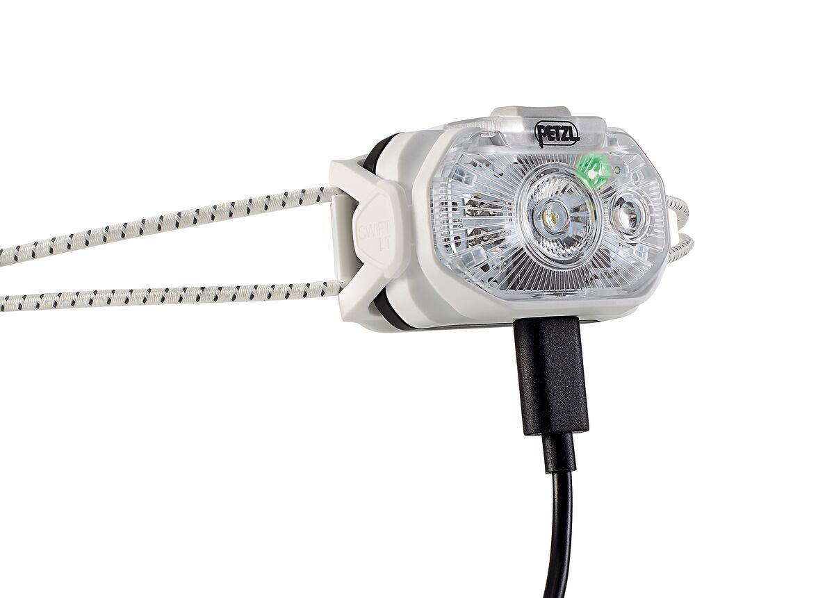 Petzl Swift® LT hodelykt black (380 lumen)