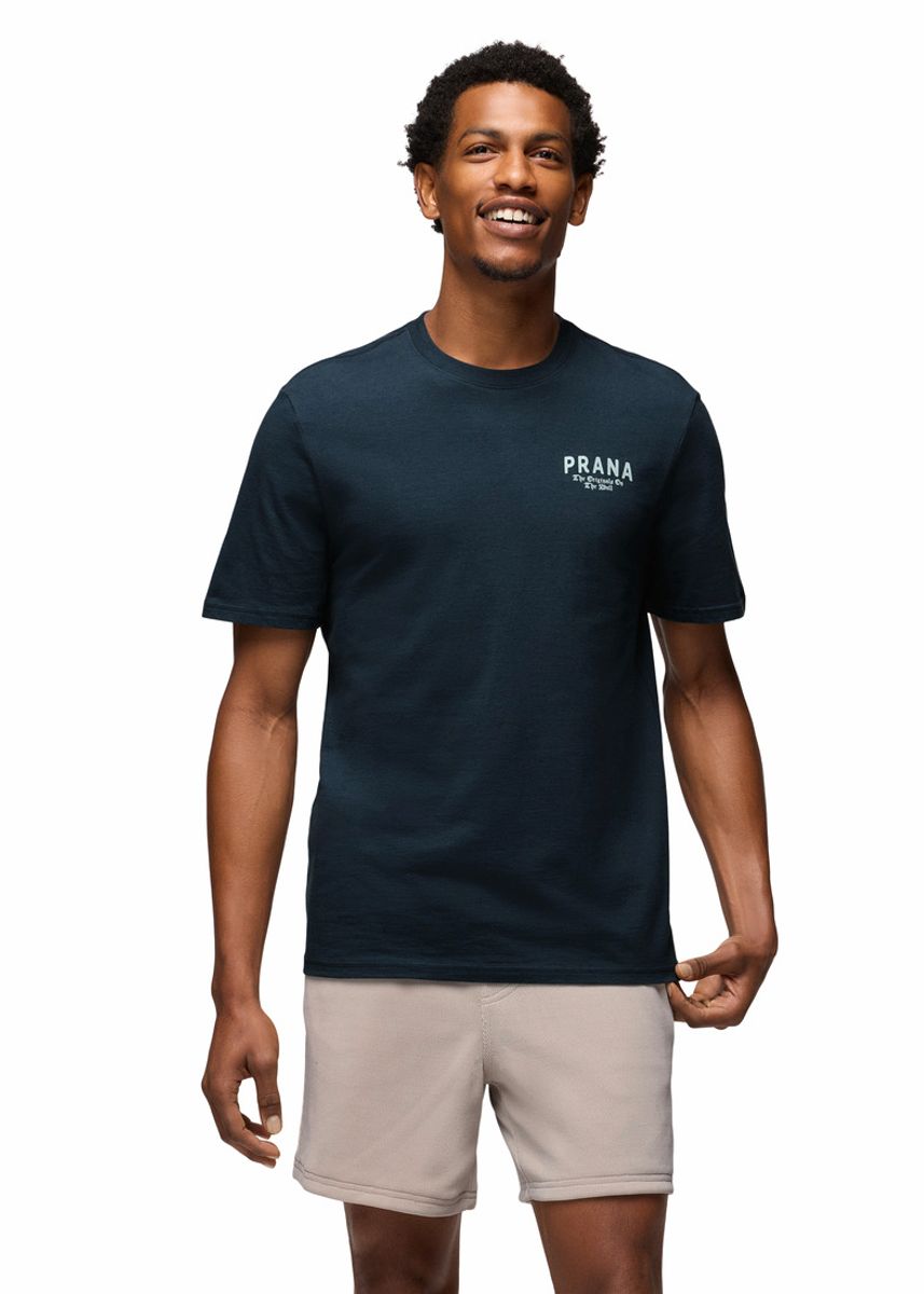 PrAna Past and Present SS Tee stormy night