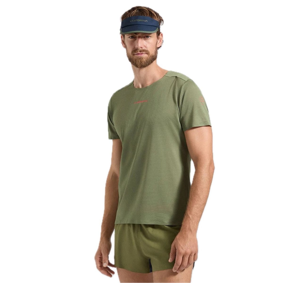 La Sportiva Pure T-Shirt M's cypress/mountain red