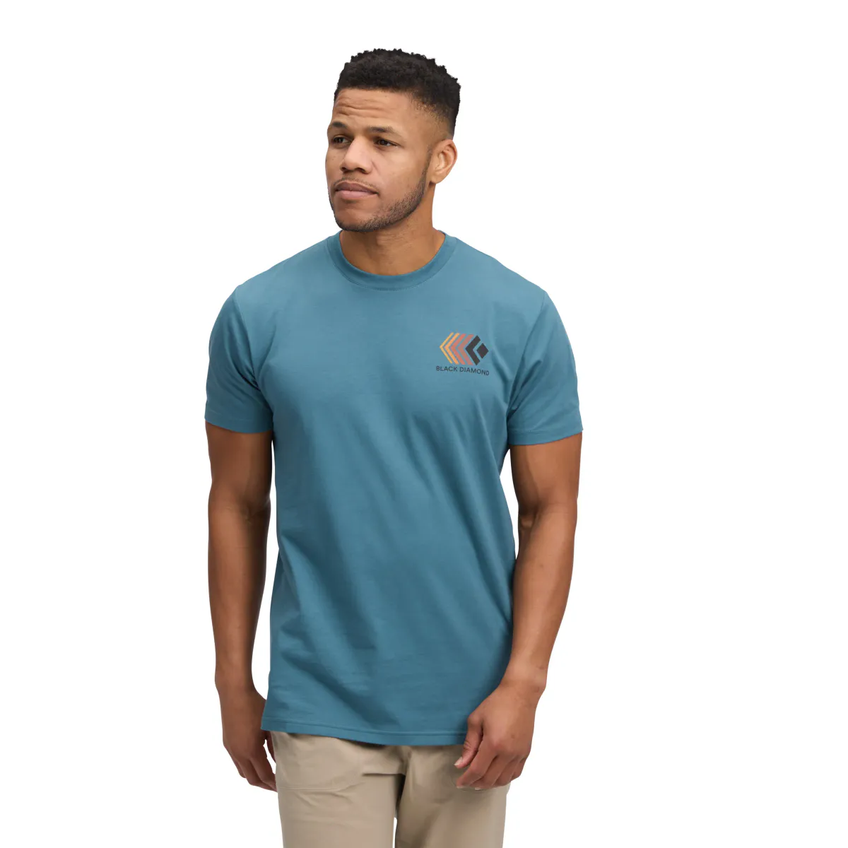 Black Diamond Faded Short Sleeve Tee M's creek blue
