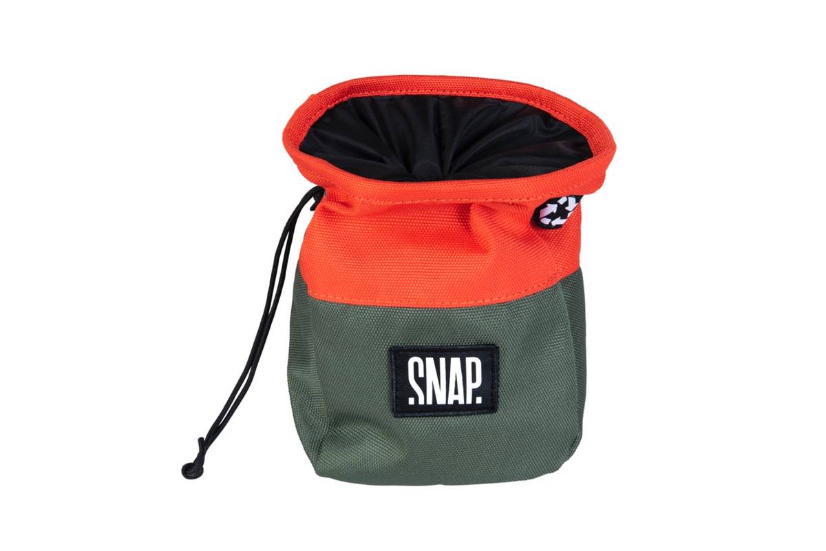 Snap Chalk Pocket Zip grenadine & dark khaki