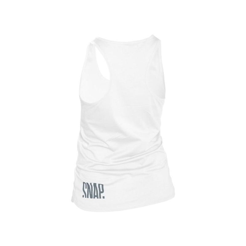 Snap Loose Tank Top Women's white