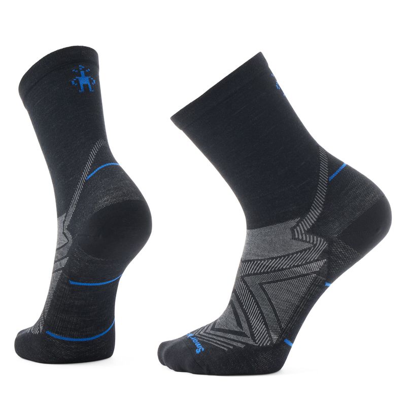 Smartwool Run Zero Cushion Mid Crew black